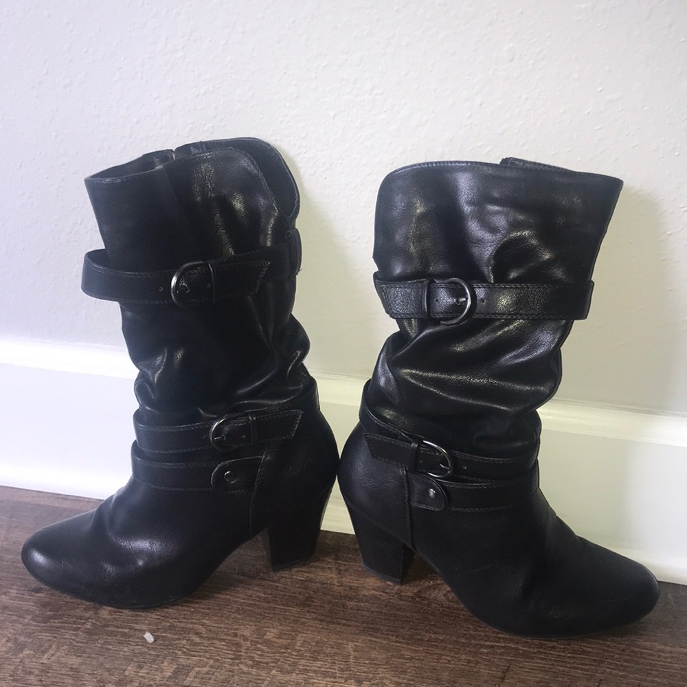 Black boots